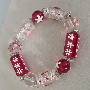 Cute Glass Bead "LOVE" Bracelet